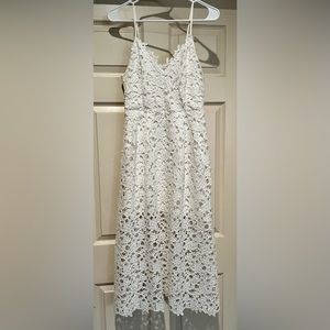 Astr lace midi dress.